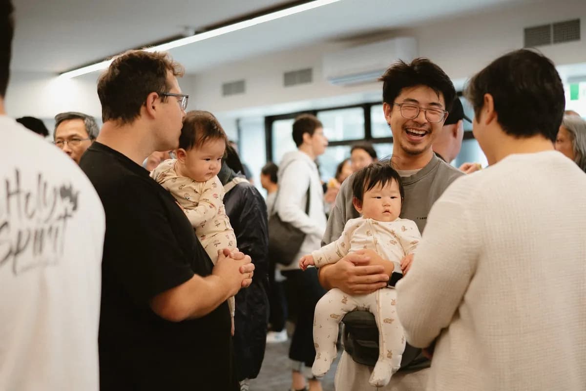 Sunday morning community gathering at Ev Church Auckland