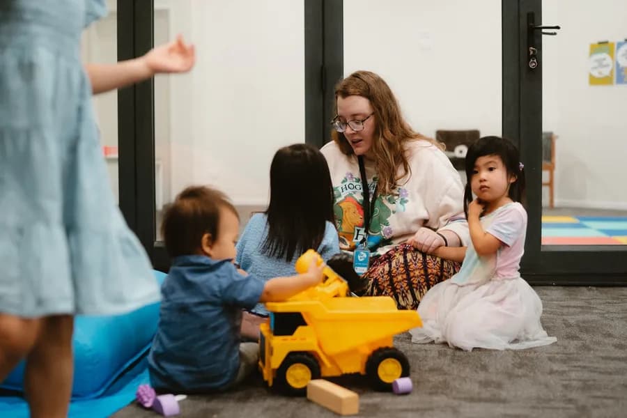 ev kids leader connecting with kids
