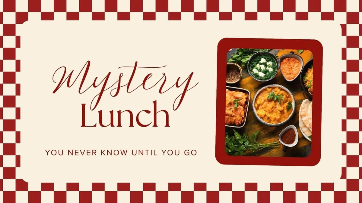 Mystery Lunch event