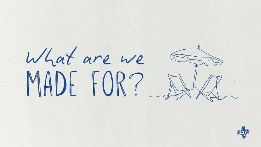 What Are We Made For?