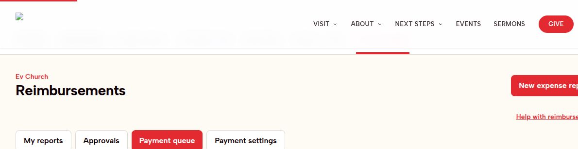 A sample payment queue with two selected reports, their combined total, and the Confirm Payment button.